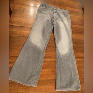 American Eagle Grey Corduroy Pants